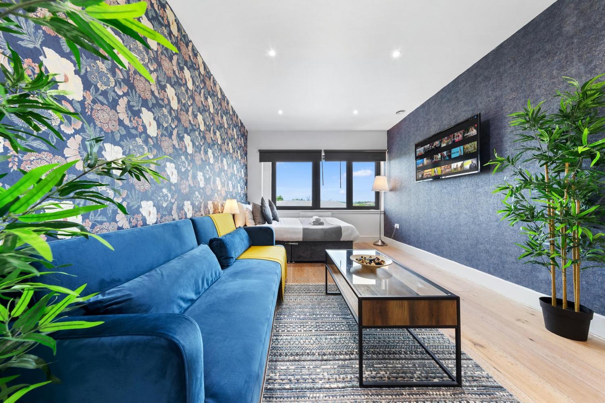 Modern One Bedroom Flat - Sleeps 5 -Near Heathrow - London Ub3 Экстерьер фото